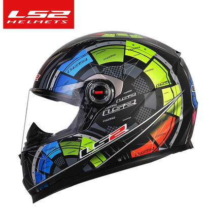 LS2 FF358 – Full-Face Motorcycle Helmet (Men/Women, High-Strength ABS)