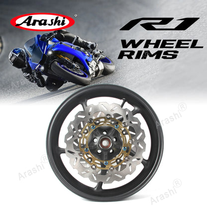 Yamaha YZF-R1 (1000cc) – Arashi 17" Front Wheel Hub & Brake Disc Set (2006–2012)