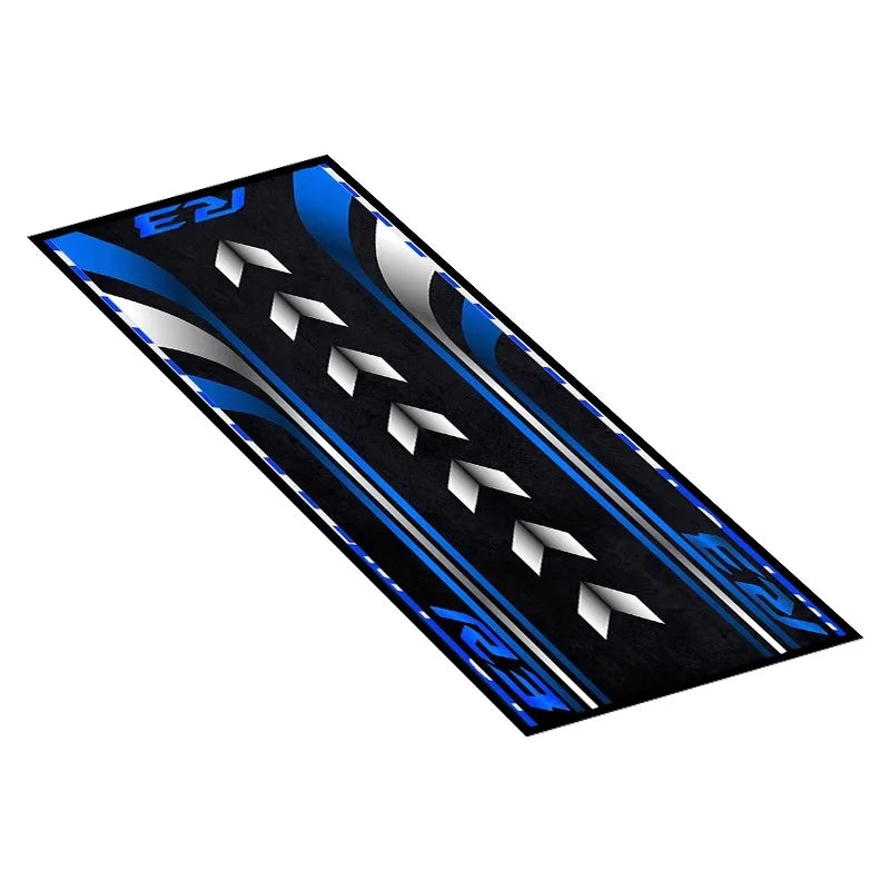 Yamaha Racing Garage Mat – Anti-Slip Waterproof Display Pad