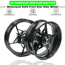 Motorcycle Front and Rear Wheel Assembly Wheel Rim Steel Rim For KAWASAKI Z900 Z650 NINJA650  Wheels Rims