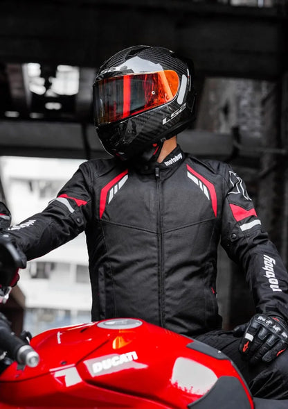 LS2 FF801 Carbon – Single-Visor Full-Face Motorcycle Helmet