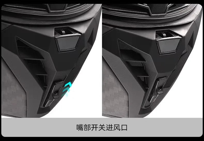 LS2 FF805 9K – Carbon Full-Face Racing Motorcycle Helmet with Tail Wing