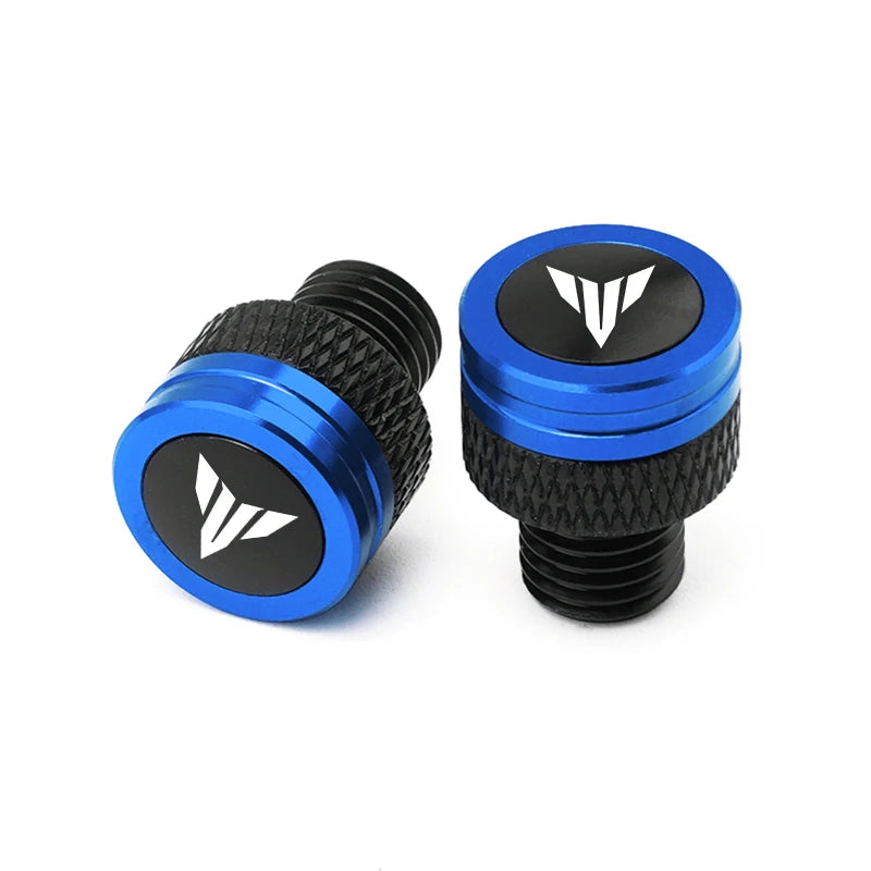 Yamaha MT Series Mirror Hole Plug Set – Aluminum Screw Caps