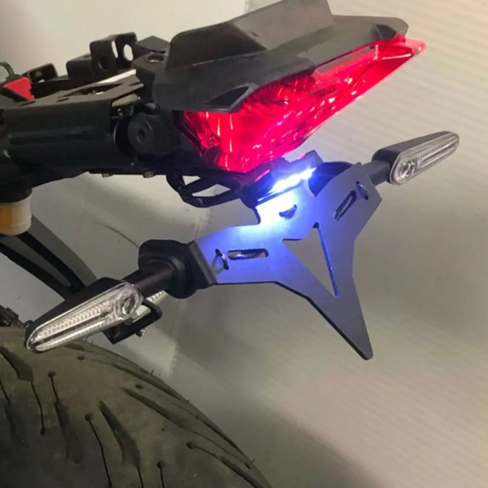FZ07 Motorbikes Tail Tidy Fender Eliminator License Plate Holder For Yamaha MT-07 MT 07 2013 - 2025 2023 2022 2024 YZF R7 YZF-R7