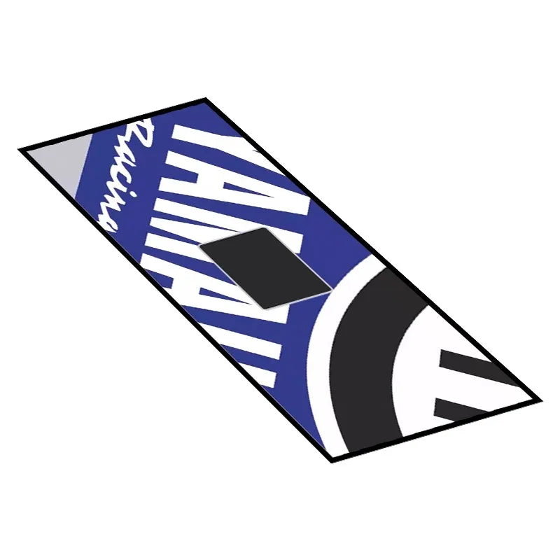 Yamaha Racing Garage Mat – Anti-Slip Waterproof Display Pad