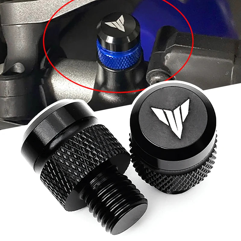 Yamaha MT/FZ Series M10 Mirror Plug Caps – Universal Screw Covers