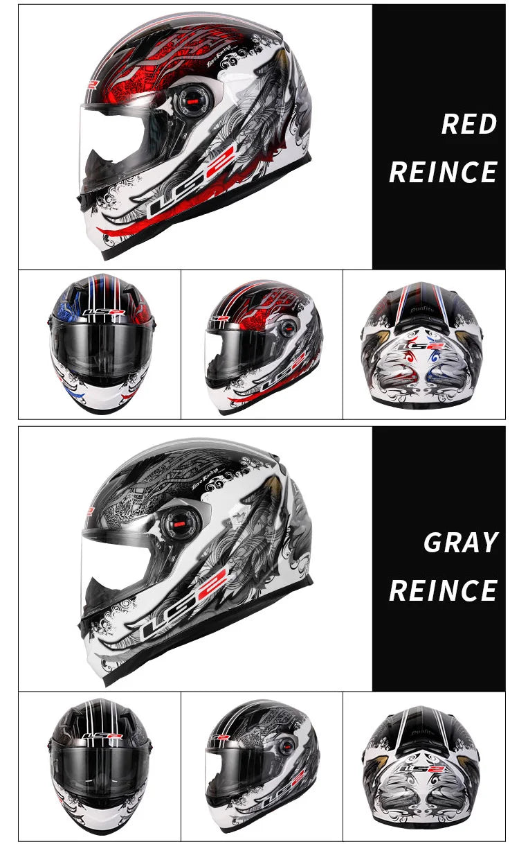 LS2 FF358 – High-Strength Full-Face Motorcycle Helmet