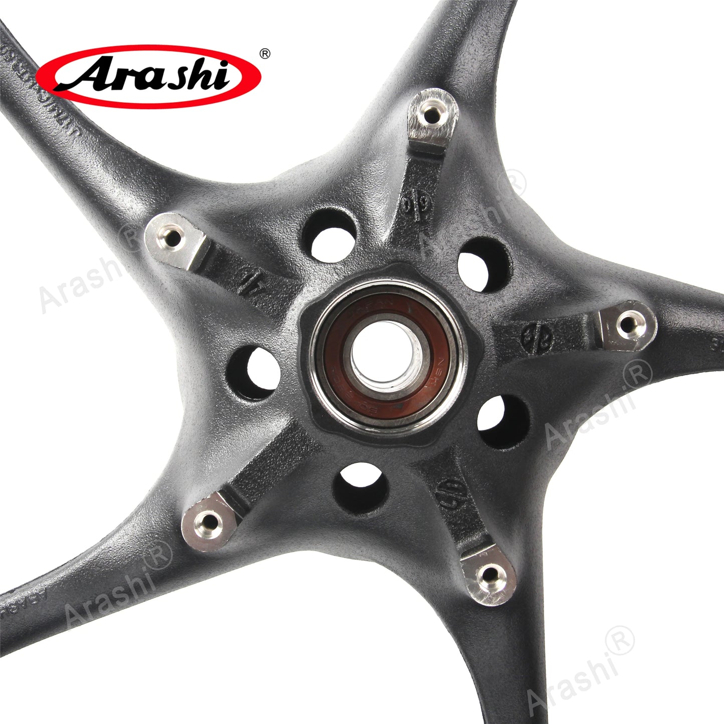 Yamaha YZF-R1 (1000cc) – Arashi 17" Front Wheel Hub & Brake Disc Set (2006–2012)