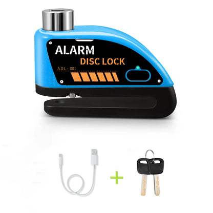 Extractme Motorcycle Alarm Disc Brake Lock Security Moto Wheel Disk Padlock Waterproof 110dB Loud Anti Theft Alarma Motocicleta