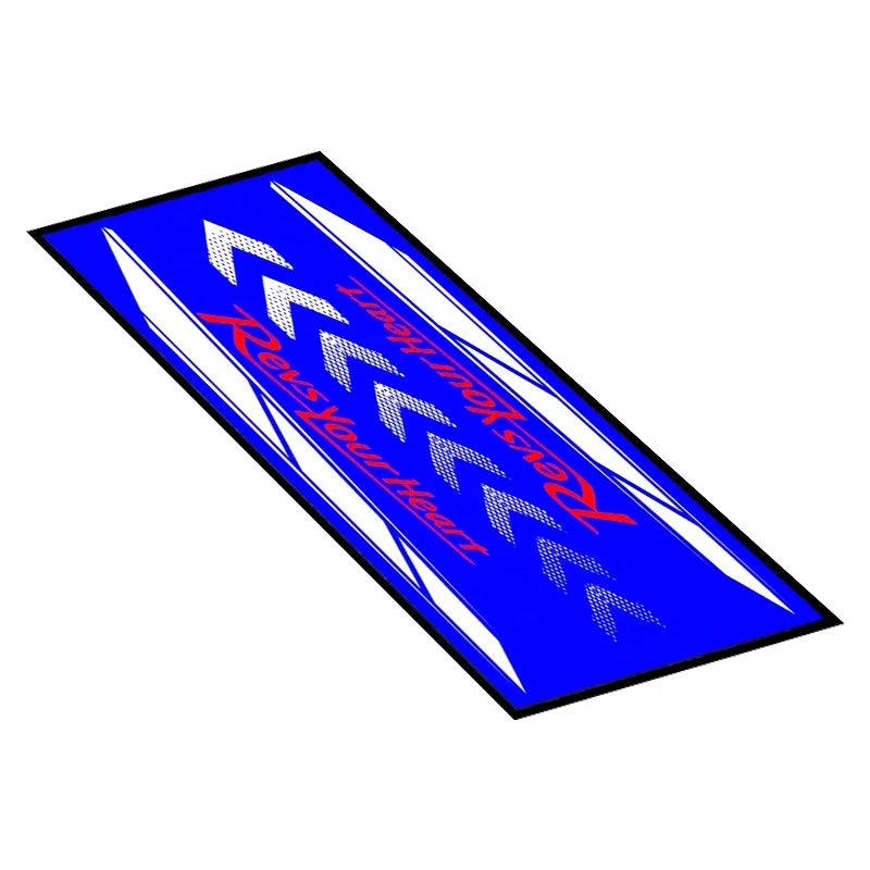 Yamaha Racing Garage Mat – Anti-Slip Waterproof Display Pad