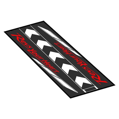 Yamaha Racing Garage Mat – Anti-Slip Waterproof Display Pad