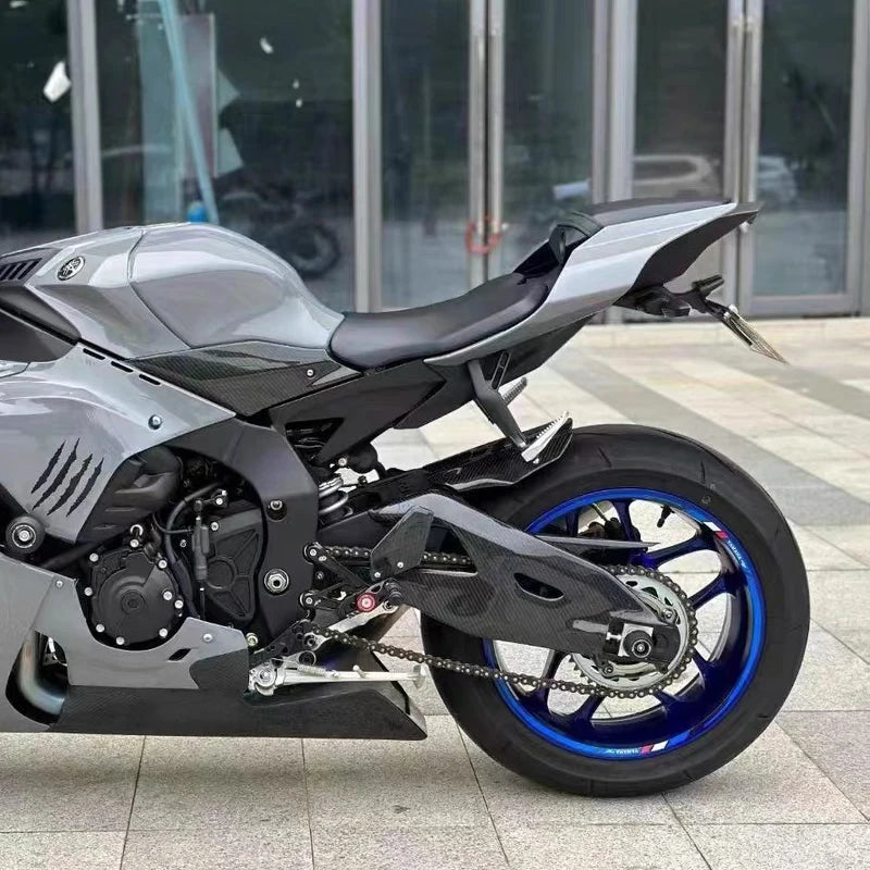 Fit For YAMAHA YZF-R1 R1 2015-2024 Carbon Fiber Motorcycle Frame Cover Swingarm Cover Swing Arm Protection Covers Accessories