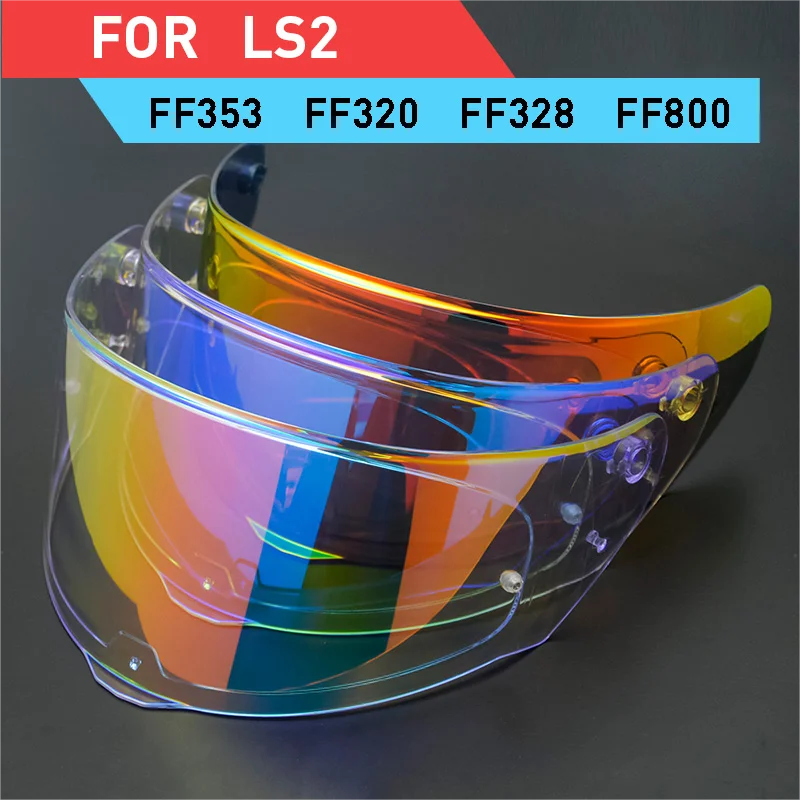 LS2 FF320 / FF353 / FF800 – Replacement Visor (Black Iridium / Silver Options)