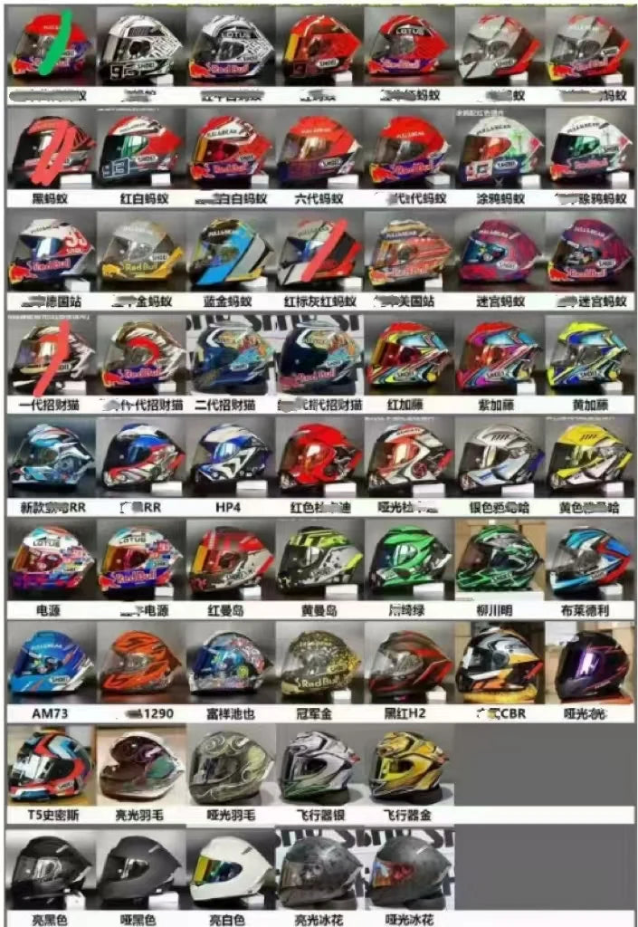 X-14 Full-Face Motorcycle Helmet – Aerodynamic Racing Design