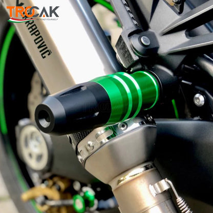Kawasaki CNC Crash Pad Kit – Exhaust & Frame Protection