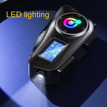 Q58 Max Motorcycle Helmet Bluetooth Intercom IP65 Waterproof Intercom Distance 500 Meters Multi-Scene Mixed Music Sharing