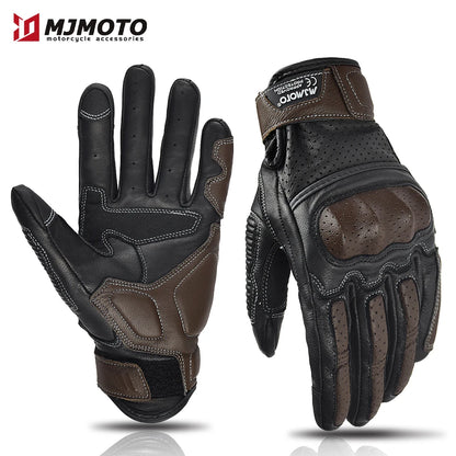GBL Moto - Classic CE Perforated Gloves (Retro/Unisex)