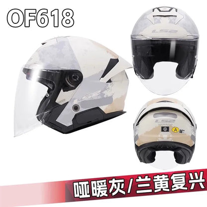 LS2 OF618 Verso 2 – Dual-Lens Open-Face Motorcycle Helmet