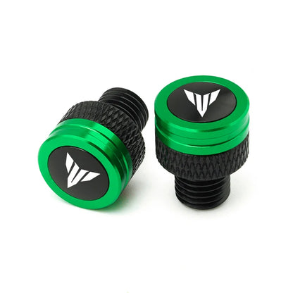 Yamaha MT Series Mirror Hole Plug Set – Aluminum Screw Caps
