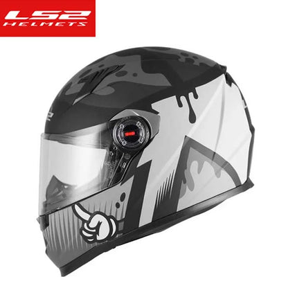 LS2 FF358 – Full-Face Motorcycle Helmet (Men/Women, High-Strength ABS)