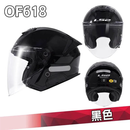LS2 OF618 Verso 2 – Dual-Lens Open-Face Motorcycle Helmet