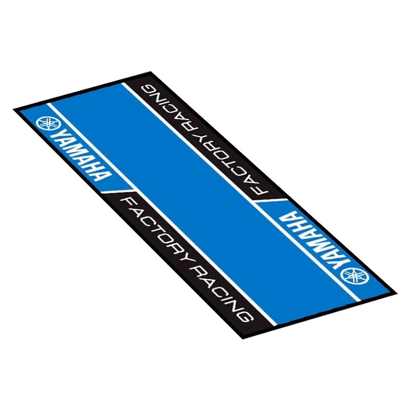 Yamaha Racing Garage Mat – Anti-Slip Waterproof Display Pad