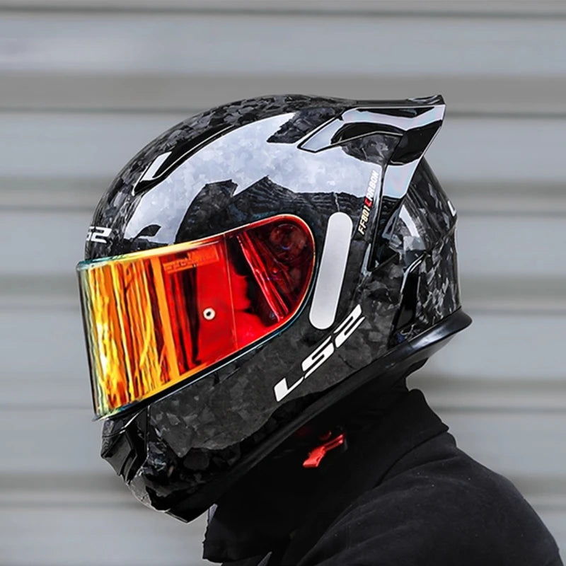 LS2 FF801 Carbon – Single-Visor Full-Face Motorcycle Helmet