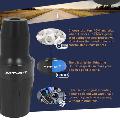 Yamaha MT-07 Frame Sliders – Crash Protection Pads