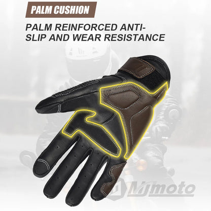GBL Moto - Classic CE Perforated Gloves (Retro/Unisex)