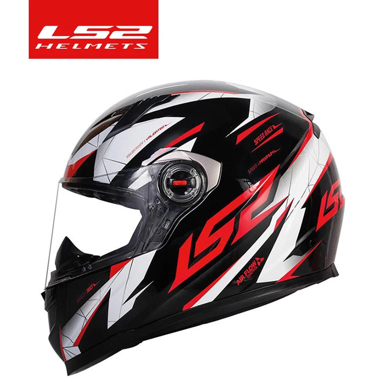 LS2 FF358 – Full-Face Motorcycle Helmet (Men/Women, High-Strength ABS)