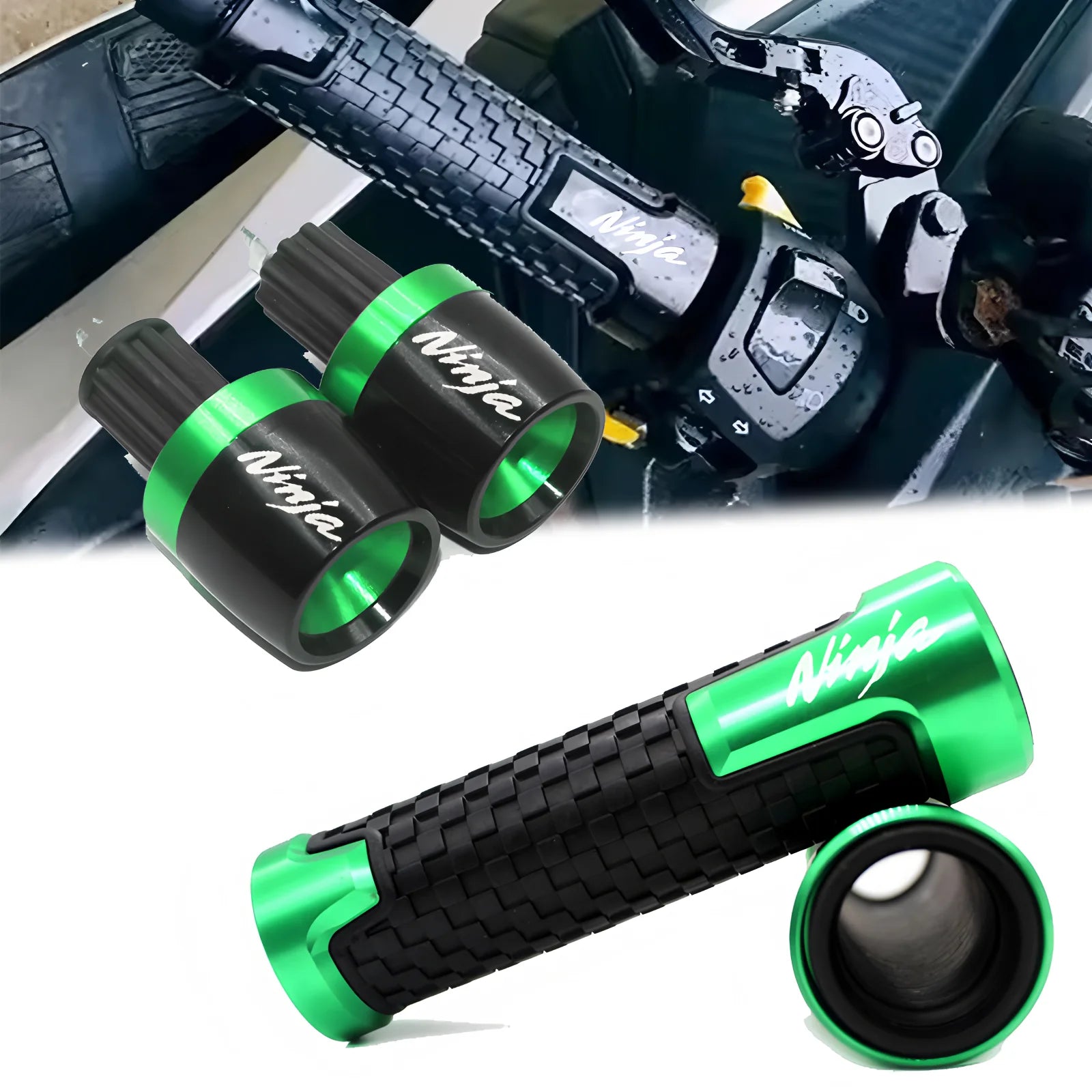 For KAWASAKI Ninja 250, 300, 400, 650, 1000,1000SX Ninja 650 Motorcycle Handle,Anti Slip Handle, Universal Motorcycle Accessory