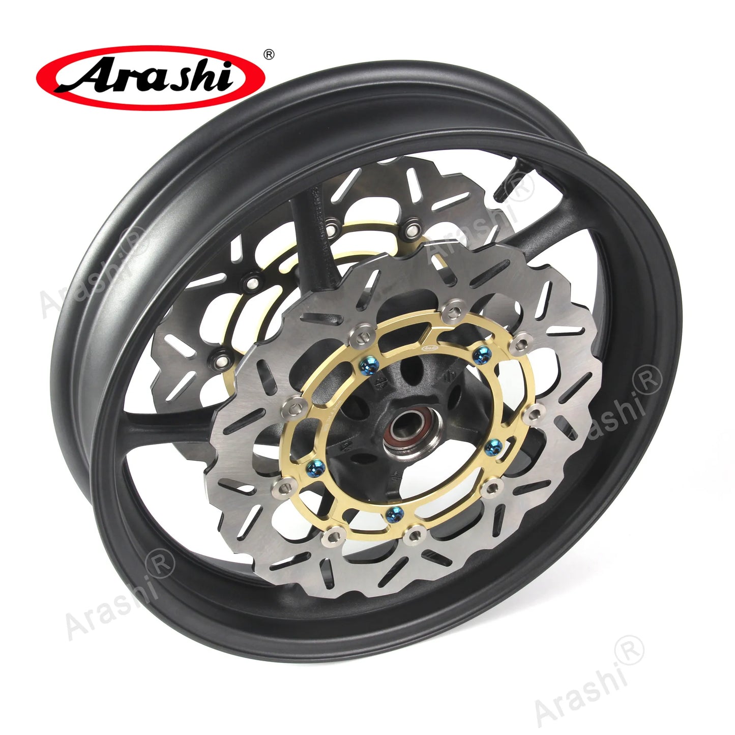 Yamaha YZF-R1 (1000cc) – Arashi 17" Front Wheel Hub & Brake Disc Set (2006–2012)