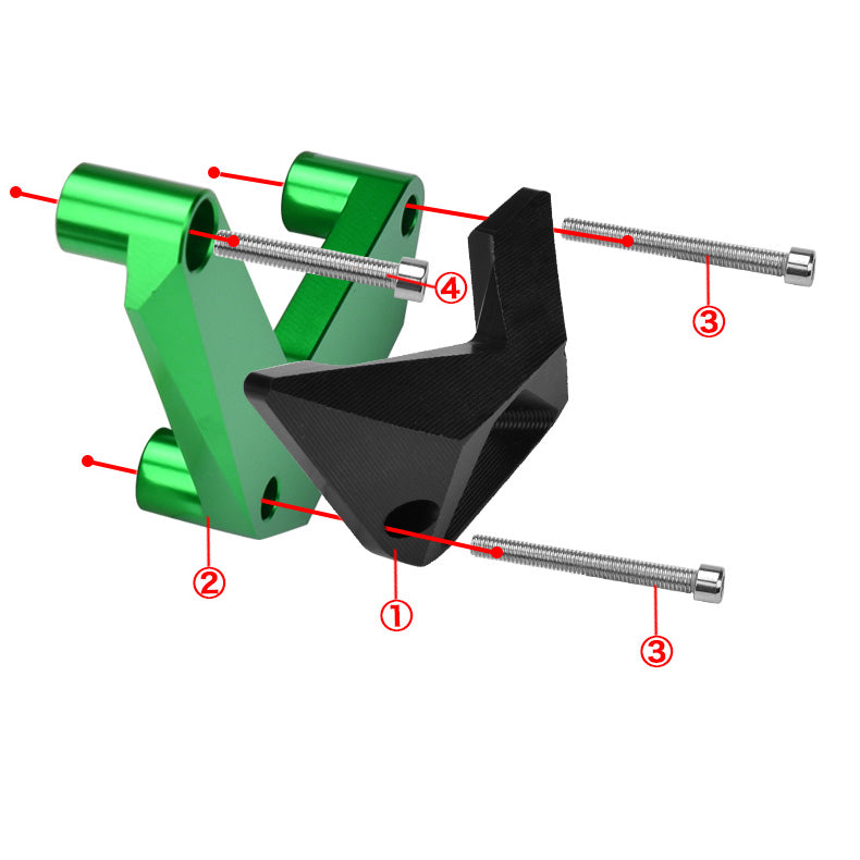 Kawasaki Z-Series Crash Slider Kit – Engine Drop Protection