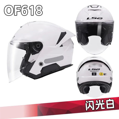 LS2 OF618 Verso 2 – Dual-Lens Open-Face Motorcycle Helmet