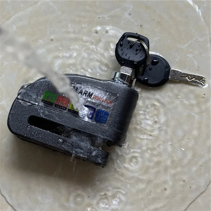 Falante Motorcycle Scooter Disc Brake Lock Bicycle Anti-theft Wheel Disc Brake Lock waterproof Security Alarm Protection 6 Color
