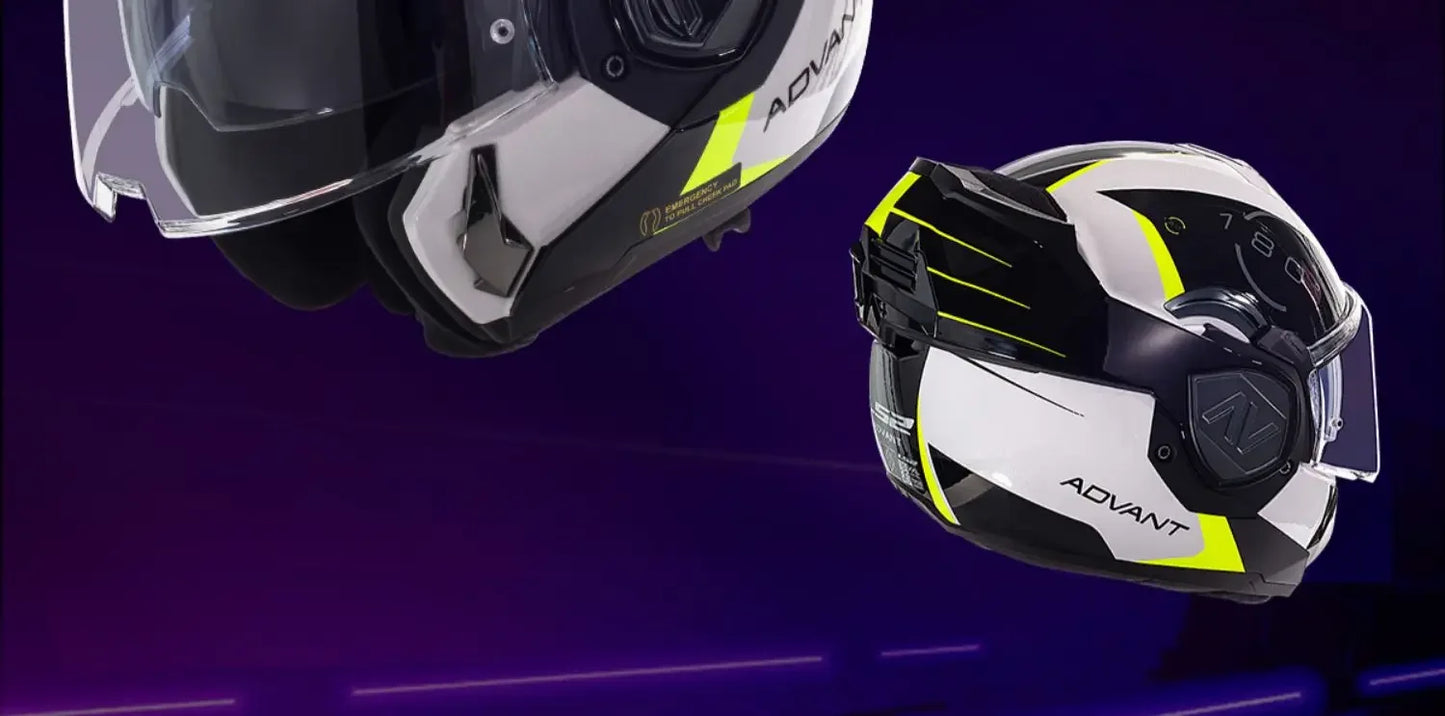 LS2 FF906 Advant Flip-Up – Modular Motorcycle Helmet with Dual Visor