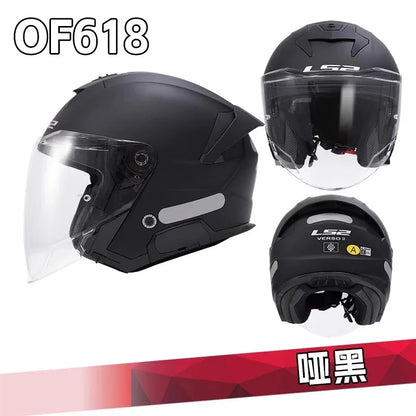 LS2 OF618 Verso 2 – Dual-Lens Open-Face Motorcycle Helmet