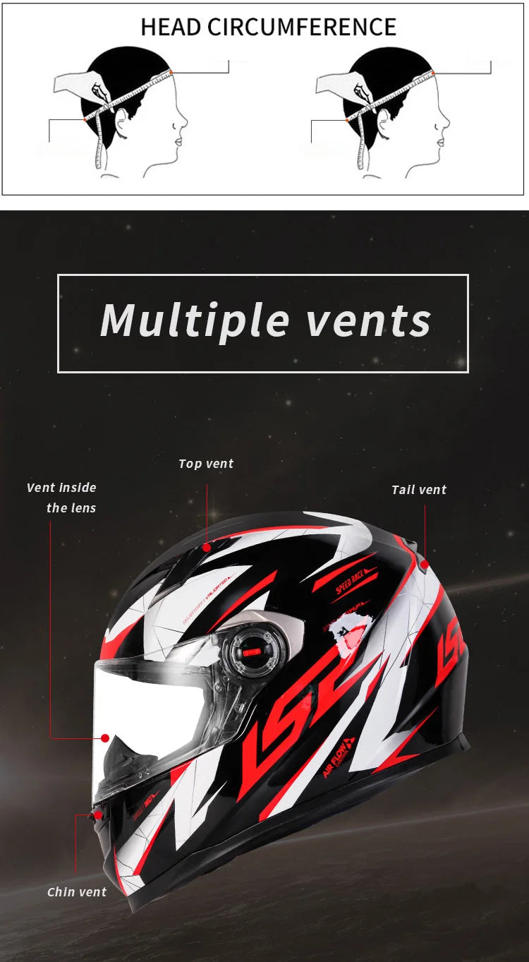 LS2 FF358 – High-Strength Full-Face Motorcycle Helmet