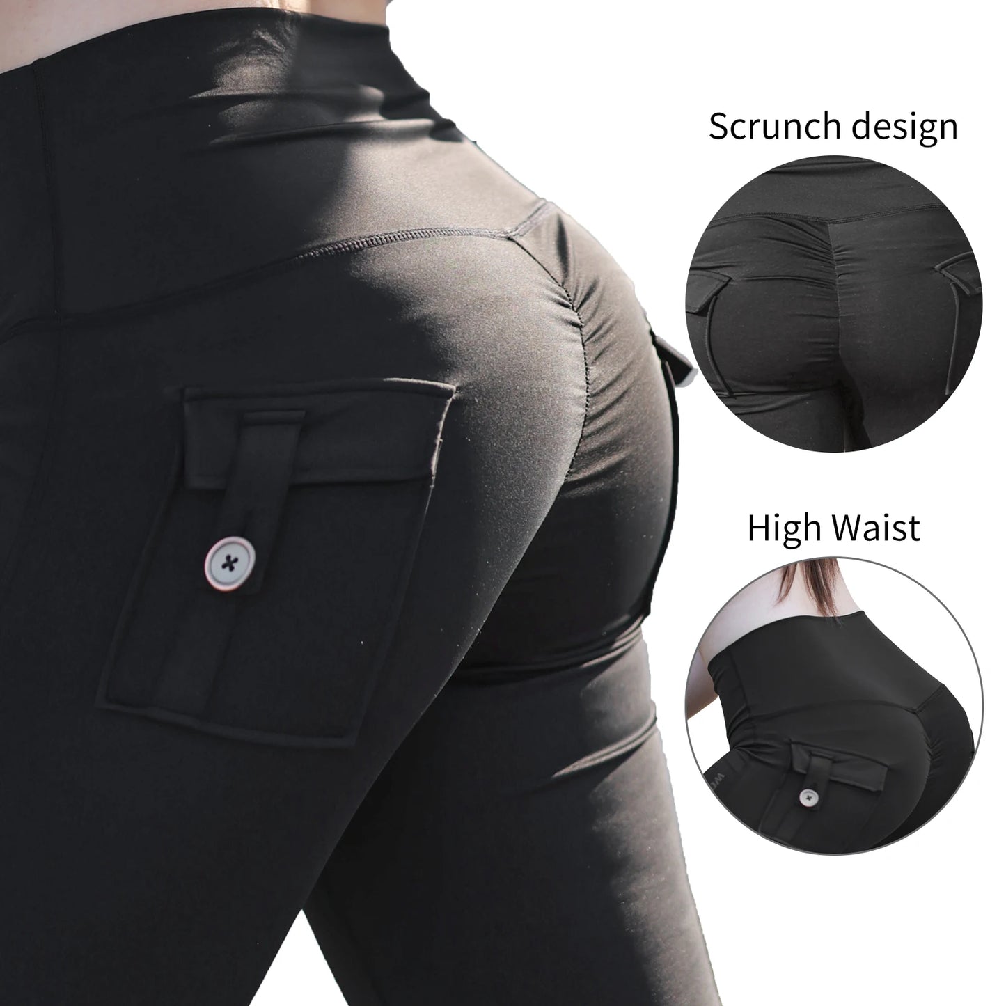 WOSAWE Women Motorcycle Pants Anti-fall High Waist Reflective Motorcycle Rider Pants Racing Fitness GYM Trousers Honey Peach Hip