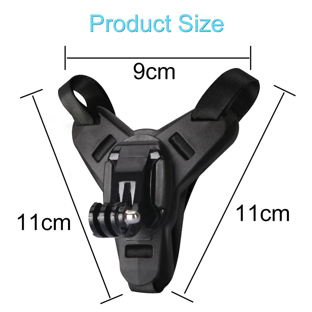Motorcycle Helmet Chin Mount for GoPro 11 10 9 8 7 6 Action Sports Camera Holder Motorcycle Stander for Insta360 DJI Accessory