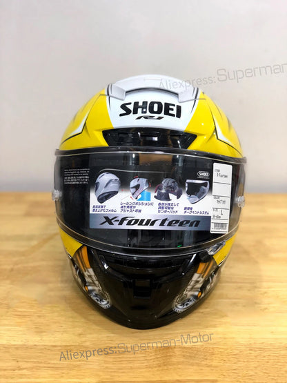 Full Face Helmet Shoei X-14 HA RIM 1 Yellow