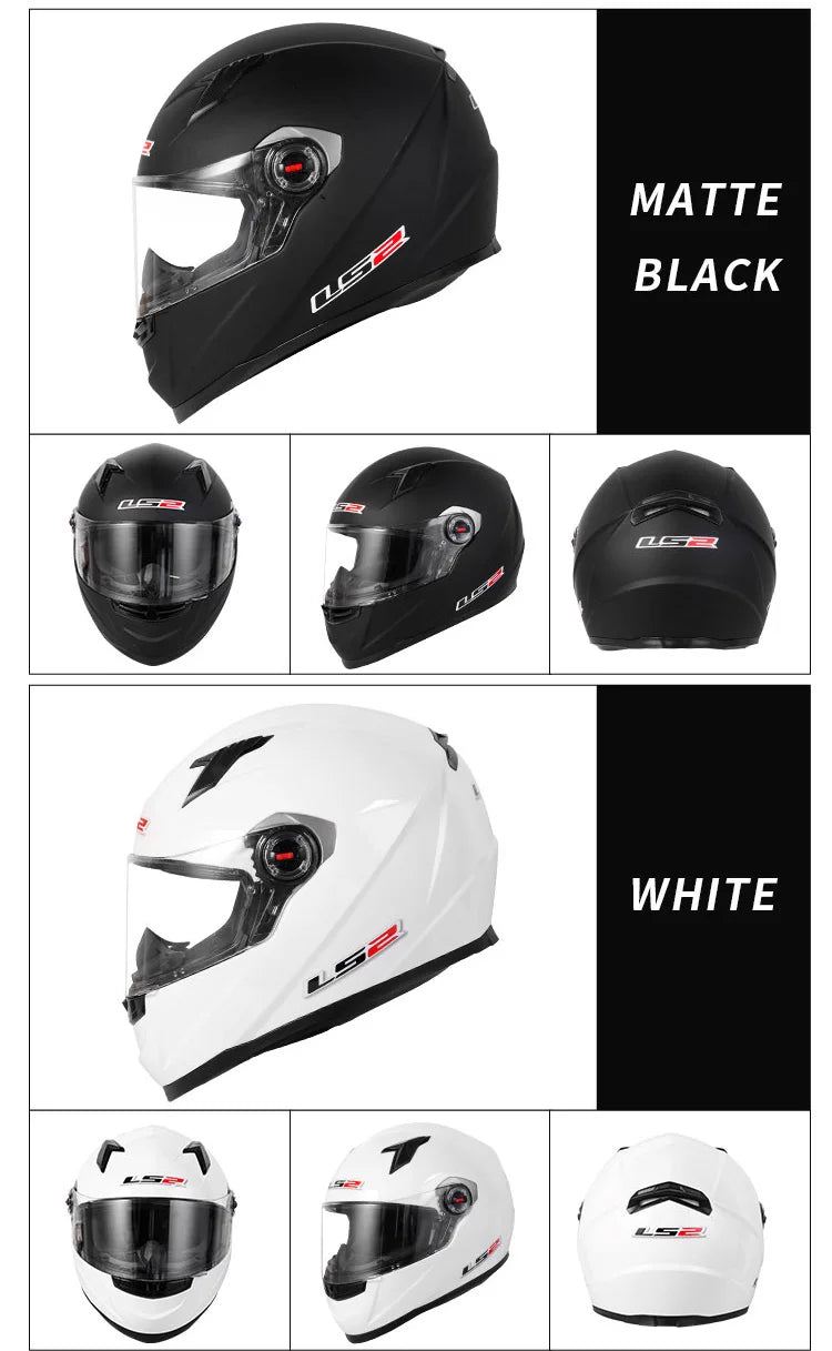 LS2 FF358 – High-Strength Full-Face Motorcycle Helmet