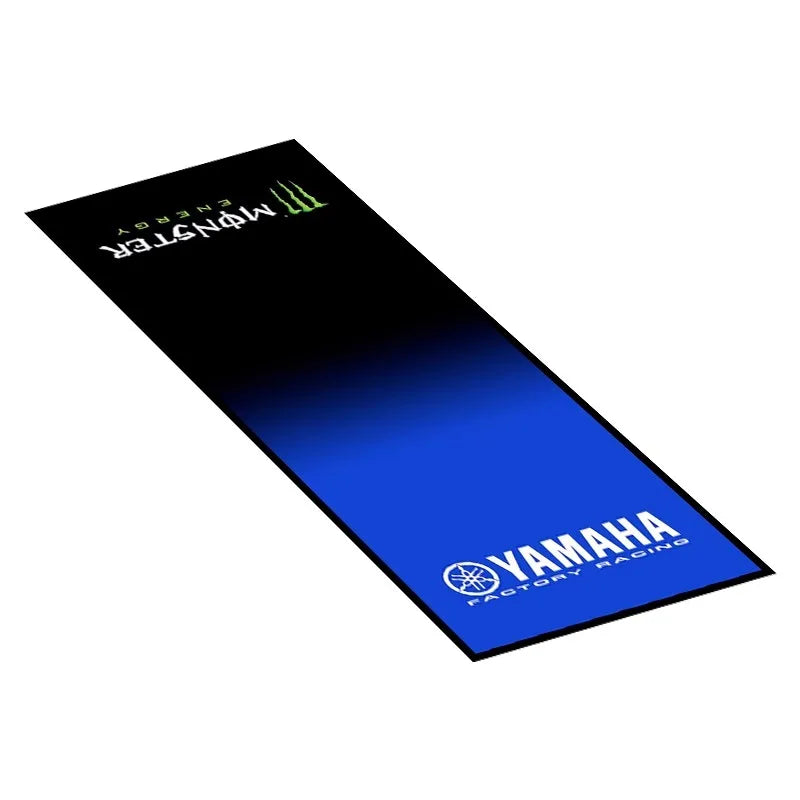 Yamaha Racing Garage Mat – Anti-Slip Waterproof Display Pad