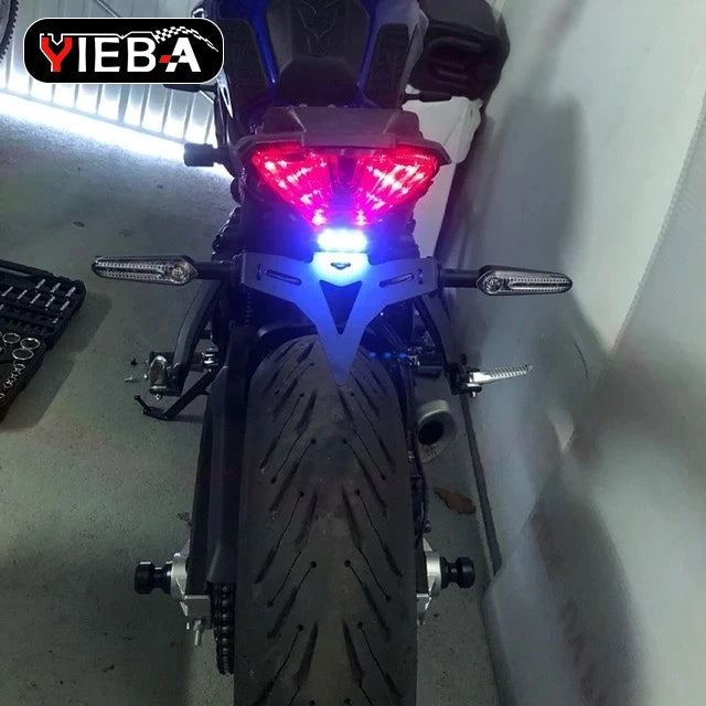 FZ07 Motorbikes Tail Tidy Fender Eliminator License Plate Holder For Yamaha MT-07 MT 07 2013 - 2025 2023 2022 2024 YZF R7 YZF-R7