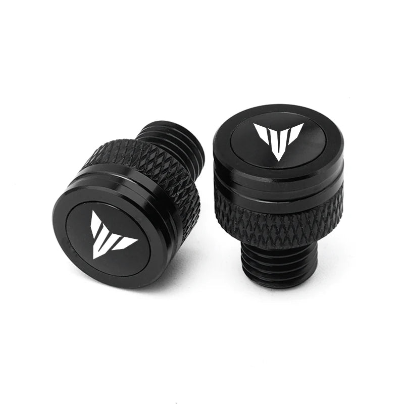 Yamaha MT Series Mirror Hole Plug Set – Aluminum Screw Caps