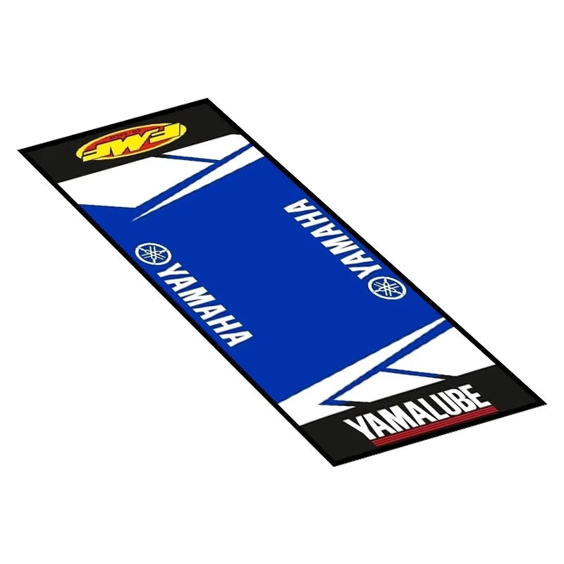 Yamaha Racing Garage Mat – Anti-Slip Waterproof Display Pad