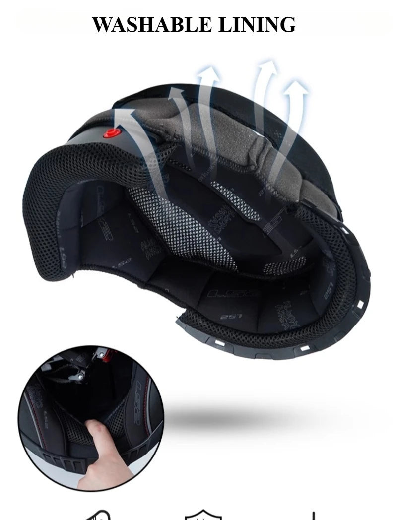 LS2 FF801 Carbon – Single-Visor Full-Face Motorcycle Helmet