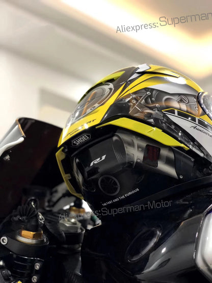 Full Face Helmet Shoei X-14 HA RIM 1 Yellow