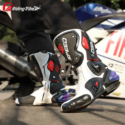 B1001 Racing Boots – Long Motocross & Rally Motorcycle Boots