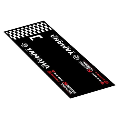Yamaha Racing Garage Mat – Anti-Slip Waterproof Display Pad